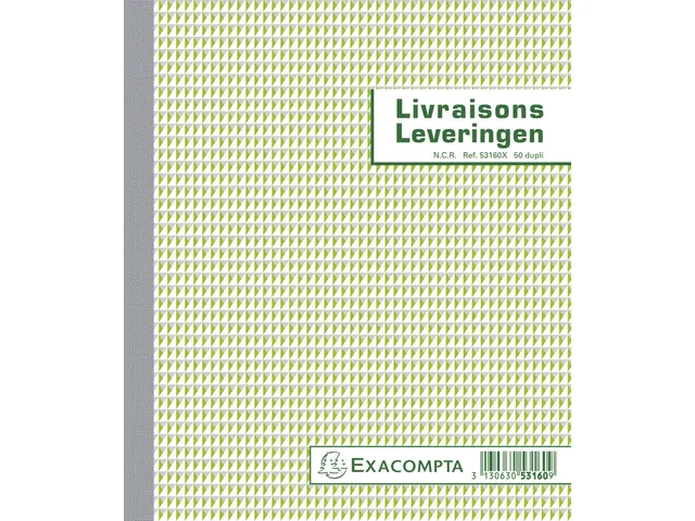 Leveringenboek Exacompta Manifold dupli 50vel Nl Fr