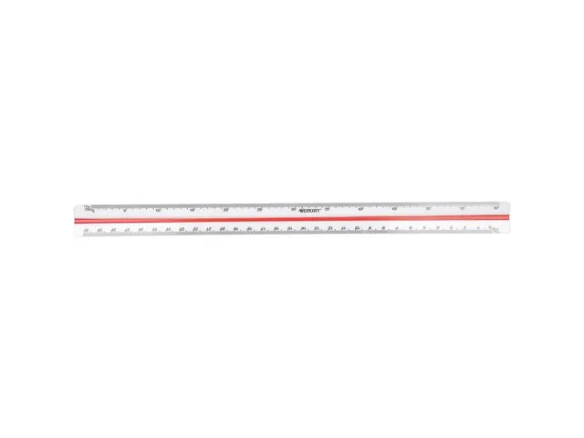 Echele de réduction Westcott 30cm 1:100-200-250-300-400-500