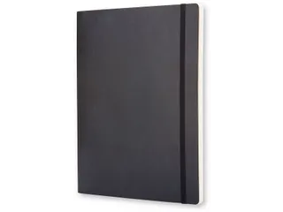 Notitieboek Moleskine XL 190x250mm blanco soft cover zwart - 8