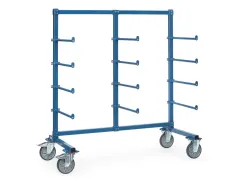 Draagarmwagen 4615-1AS met afrolbeveiliging en PVC 4615-1AS