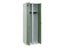 locker voor scheiding van kleding,HxBxD 1850x600x500mm,2vak