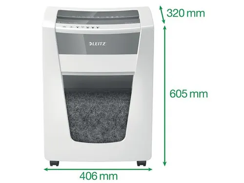 Papiervernietiger Leitz IQ Office Pro P-5+ snippers 2x5mm