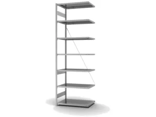 systeemstelling,aanbouwveld,HxBxD 3000x1010x635mm,vakl. 240kg - 2