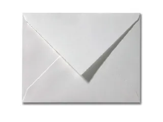 Envelop Oud Hollands ongegomd wit 130 Gram met watermerk 120x184mm - 1