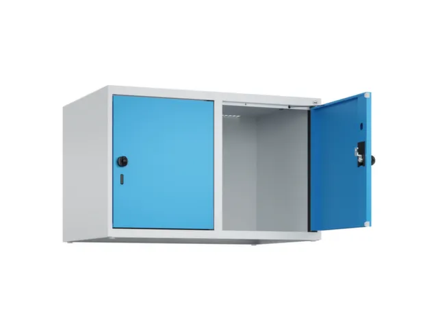 opzetkast,v. locker,2vak.,vak B 400mm,HxBxD 500x800x500mm,draaigrendel