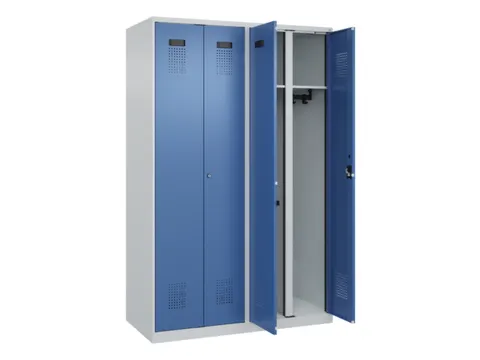 locker voor scheiding van kleding,HxBxD 1850x1200x500mm,4vak