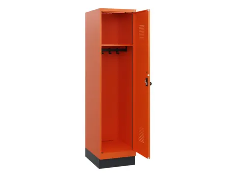 schoollocker,HxBxD 1630x400x500mm,1vak,vak B 400mm,draaigrendel,sokkel