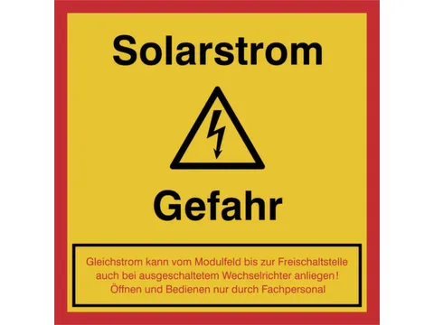 aanwijzingsbord,Let op! Gevaar,PVC,geel/zwart,om te verlijmen