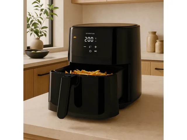 Airfryer Inventum 5 liter 1500W zwart