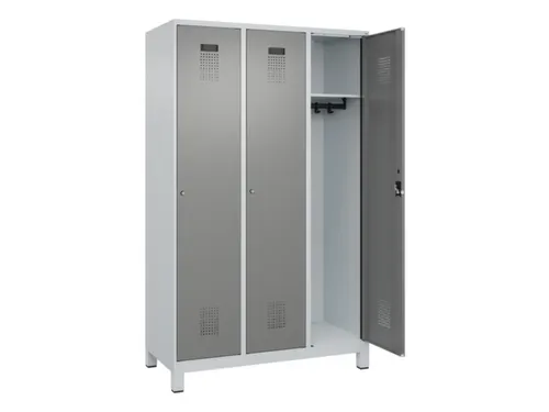 locker,HxBxD 1950x1200x500mm,3vak,vak B 400mm,cil.-slot,voeten