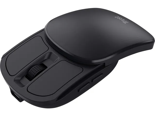 Zylo souris sans fil, pliable, noir