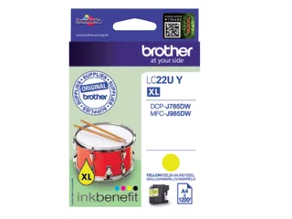 Inktcartridge Brother LC-22UY geel - 2