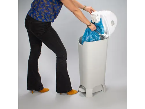 Hygiënische luieremmer DiaperChamp One Maxi Grijs Wit