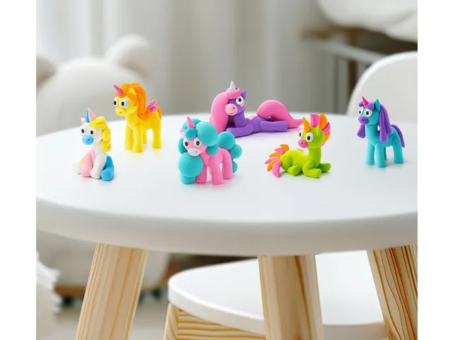 Pâte à modeler Hey Clay Licorne set 15 pièces