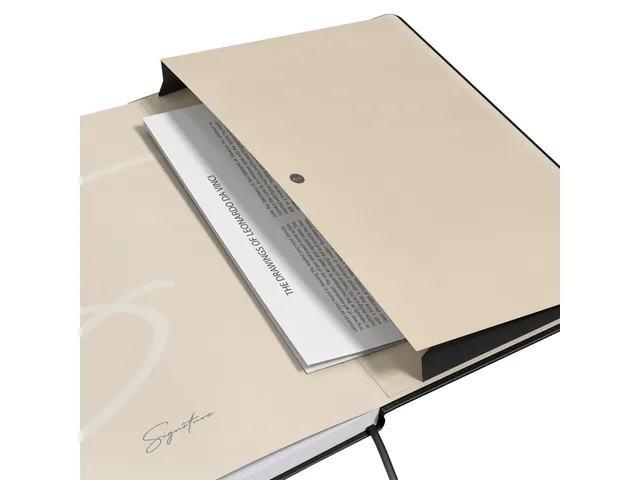 Carnet de notes Oxford Signature A5 ligné 80 feuilles noir