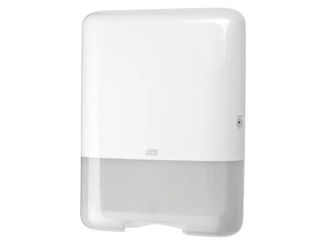 Tork 553000 H3 C-vouw en Z-vouw Handdoek Dispenser Elevation Wit