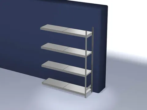 breedvakstelling,aanbouwveld,HxBxD 2500x2020x535mm,vakl. 350kg