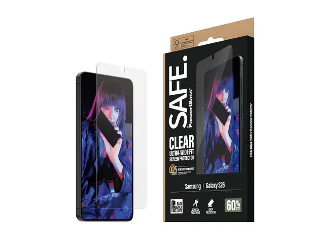 PanzerGlass SAFE. by Screen Protector Samsung Galaxy S26 | Ultra-Wi