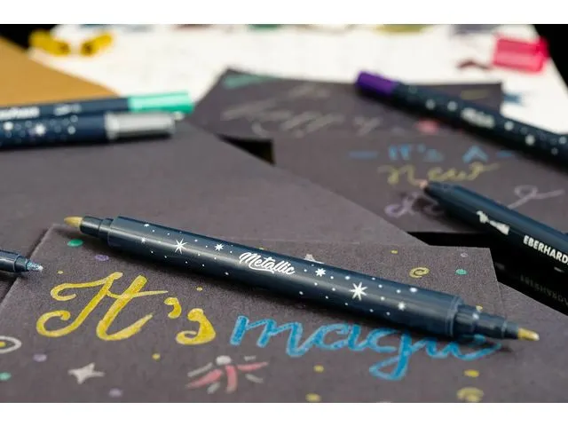 Metallic Marker Eberhard Faber duo 6st.