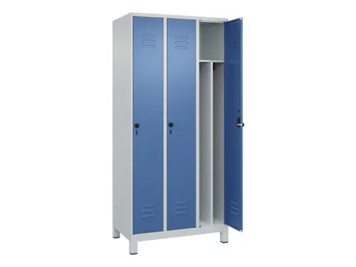 locker voor scheiding van kleding,HxBxD 1950x900x500mm,3vak
