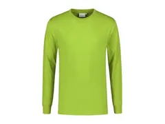 Santino James T-shirt met lange mouwen, limoengroen, maat 3XL, per stu