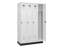 locker voor scheiding van kleding,HxBxD 1950x1200x500mm,4vak