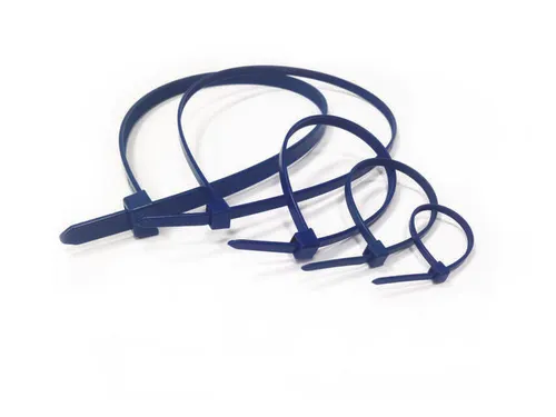 Detecteerbare Kabelbinders 390x4.6mm blauw 100 stuks