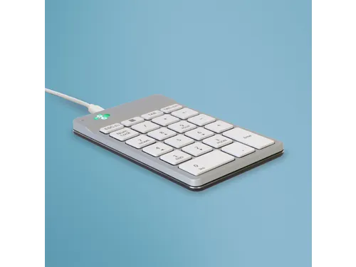Numeriek Toetsenbord R-Go Numpad Break bedraad Wit