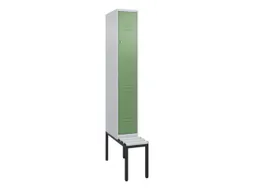 Dubbeldekse dekenkist,HxBxD 2120x300x815mm,1x2vak.,vak B 300mm