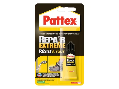 Alleslijm Pattex Repair Extreme tube 8 gram op blister