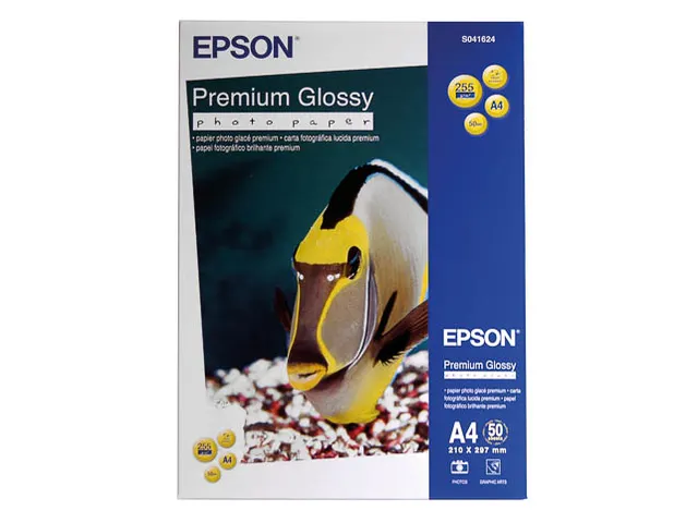 Epson C13S041624 Fotopapier Premium Glossy A4 255g/m 50 vel