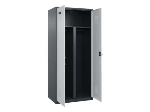 PBM-locker,HxBxD 1850x800x500mm,2vak,vak B 400mm,draaigrendel