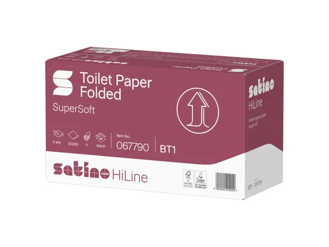 Satino HiLine toiletpapier Bulk 2-laags 30x300 vel helderwit