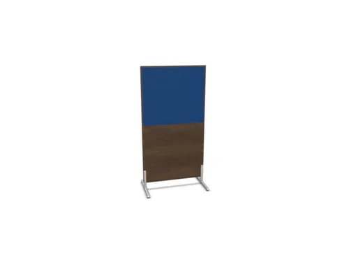 scheidingswand,HxB 1545x800mm,NV bruin hickory,BN6016-blauw