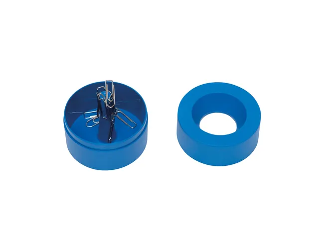 Papercliphouder MAULpro magnetisch recycled Ø73x60mm blauw