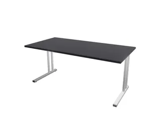In hoogte verstelbaar bureau,HxBxD 720-840x1600x800mm,CC-zwart - 2
