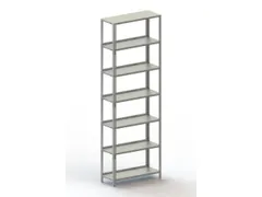 magazijnstelling,grondveld,HxBxD 2200x754x304mm,vaklast 80kg