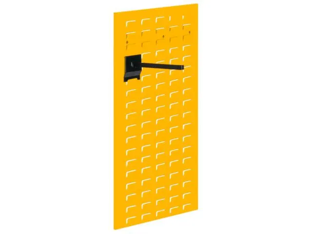 Gesleufde Plaat Staal Hxb 1000x450mm Staand Ral 7015 Leigrijs