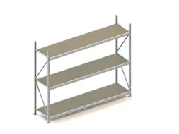 breedvakstelling,grondveld,HxBxD 2200x2707x650mm,vakl. 490kg