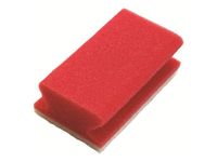 Reinigingsspons Rood wit