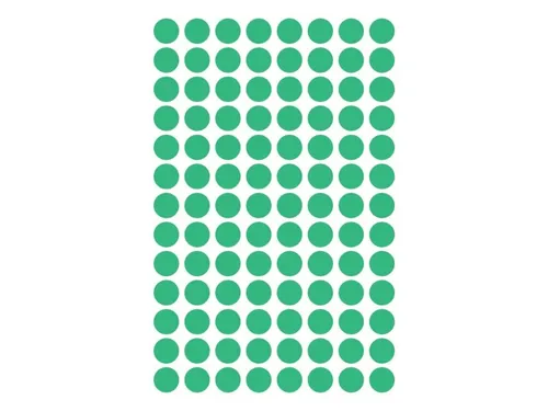 Etiket Avery Zweckform 3012 Rond Ø8mm Groen 416 Stuks