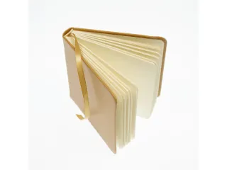 Schetsboek Kangaro 12x12cm okergeel PU hardcover 80 blad 140 grams roo - 8
