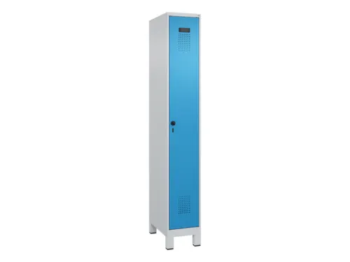 locker,HxBxD 1950x300x500mm,1vak,vak B 300mm,draaigrendel,voeten