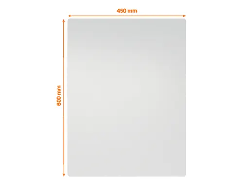Whiteboard Nobo frameloos modulair magnetisch 60x45cm