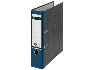 Ordner Leitz 1080 A4 80mm blauw gewolkt 100% gerecycled karton - 1