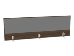 opzetpaneel bureau aanbouw achter NV bruin hickory BN8078-grijs 1800mm