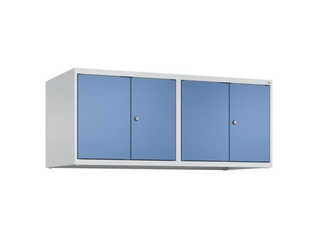 opzetkast,v. locker voor scheiding van kleding,4vak.,vak B 300mm