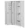 verticale kast,HxBxD 1950x1000x600mm,dubbele vleugeldeur,RAL5010