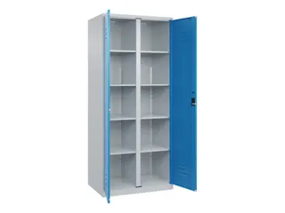 wasgoedverdeelkast,HxBxD 1850x800x500mm,vak B 400mm,draaigrendel - 2