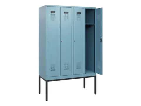 schoollocker,HxBxD 1950x1200x500mm,4vak,vak B 300mm,cil.-slot